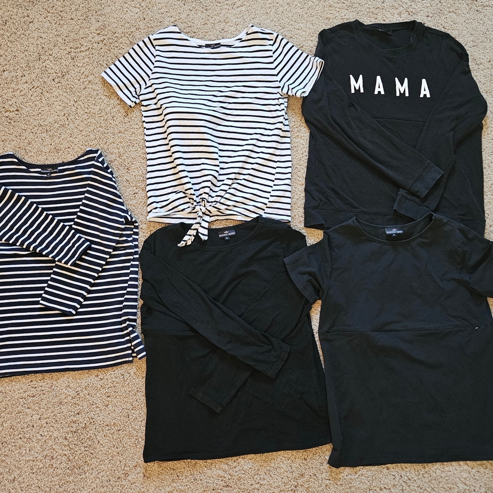 Nursing Queen Nursing Maternity Tops Bundle Of 5